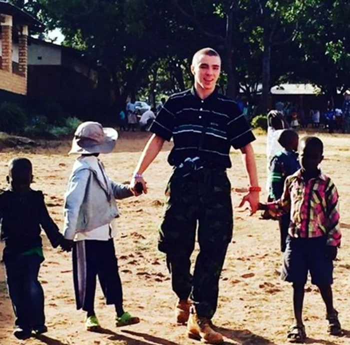 Rocco, alături de copiii din Michinji