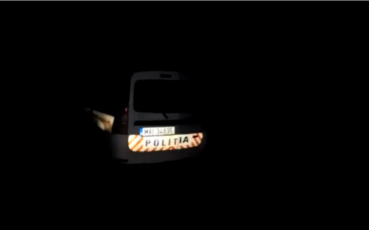 masina politie abandonata