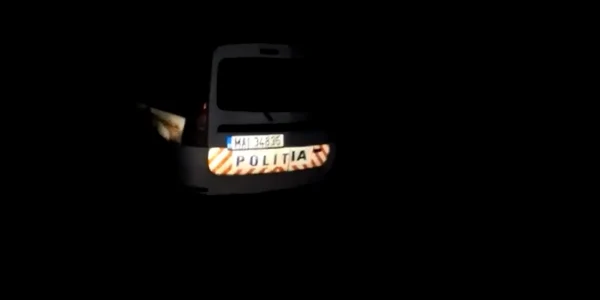 masina politie abandonata