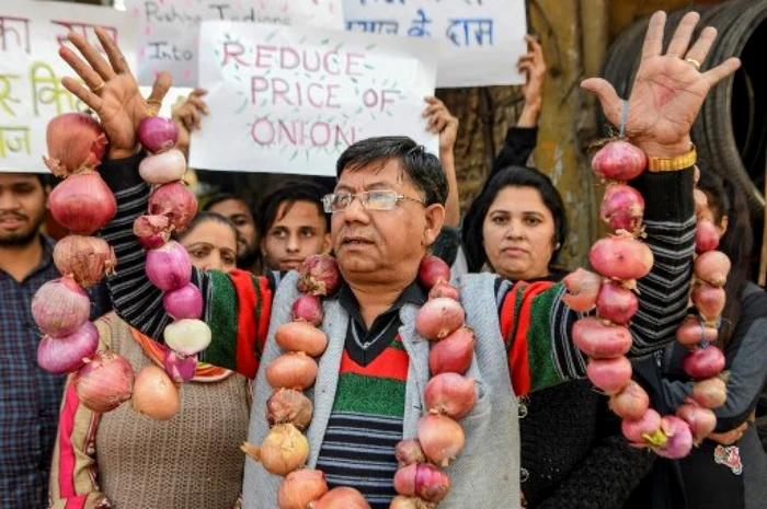 Preturile cepei au ajuns la un nivel-record in India FOTO AFP