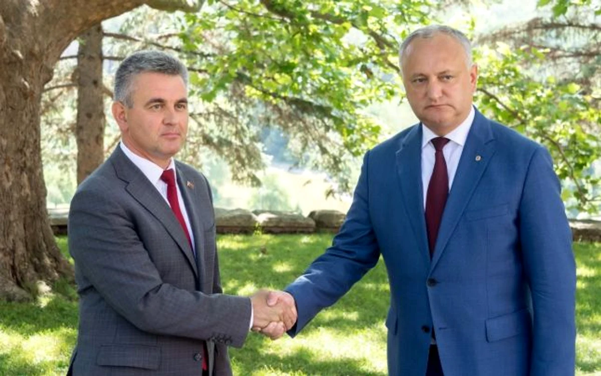 Igor Dodon si Vadim Krasnoselski