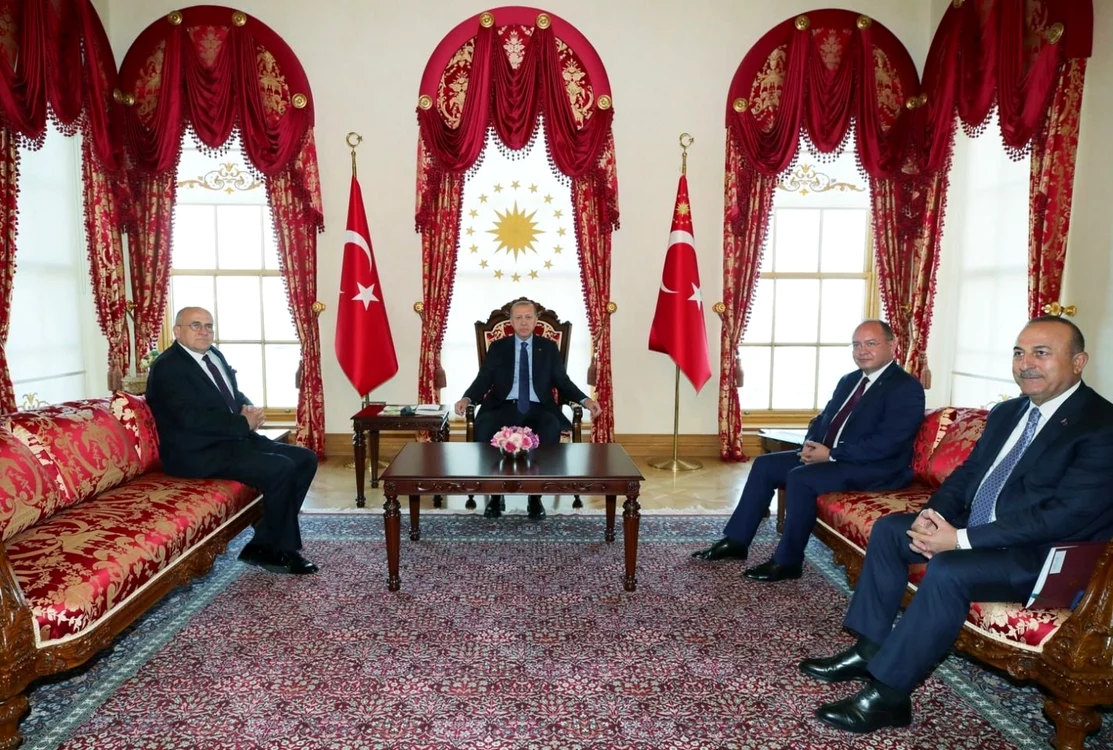 Bogdan Aurescu s-a întâlnit cu preşedintele Turciei, la Istanbul. FOTO: Facebook/ MAE