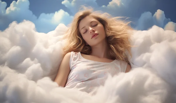 photorealistic style clouds woman jpg