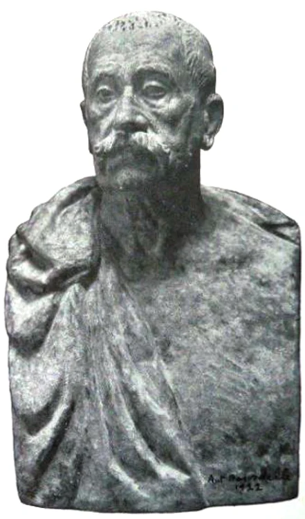 Anastase Simu, fondatorul muzeului ce i-a purtat numele, reprezentat într-un bust realizat în 1922 de sculptorul Antoine Bourdelle