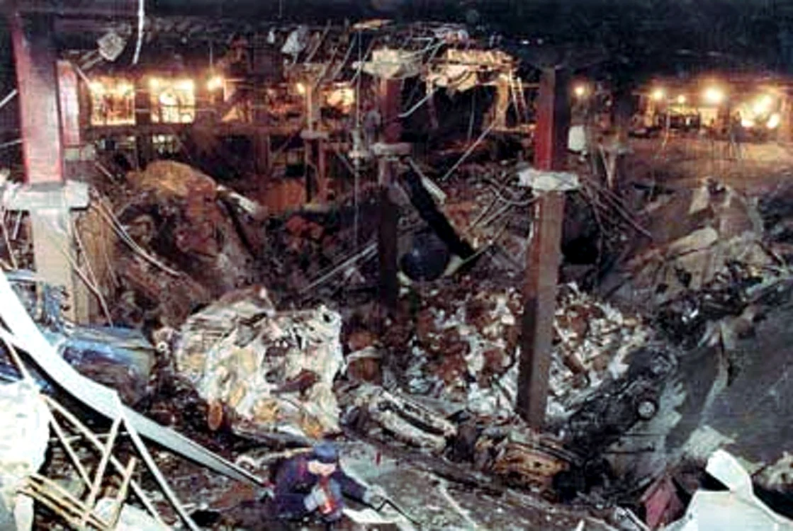 Atentatul din 1993 de la World Trade Center  FOTO sursa Wikipedia