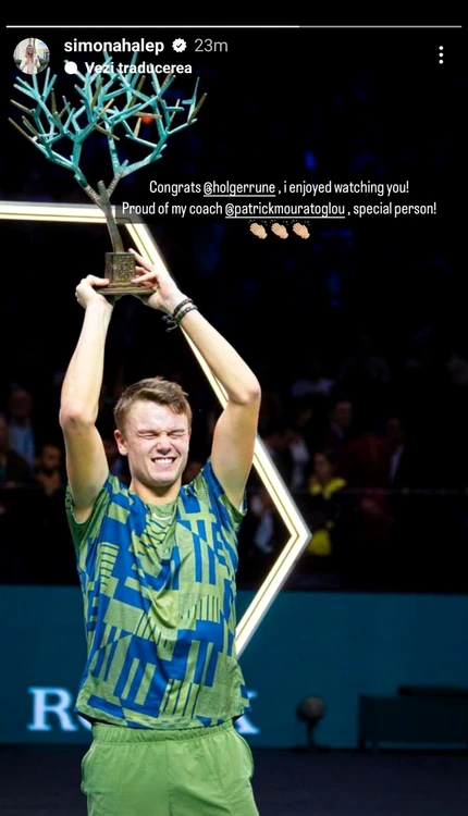 Mesajul Simonei Halep după Masters-ul de la Paris.