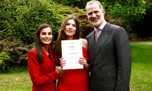 Infanta Sofia, Regele Felipe și Regina Letizia foto Profimedia (1) jpg