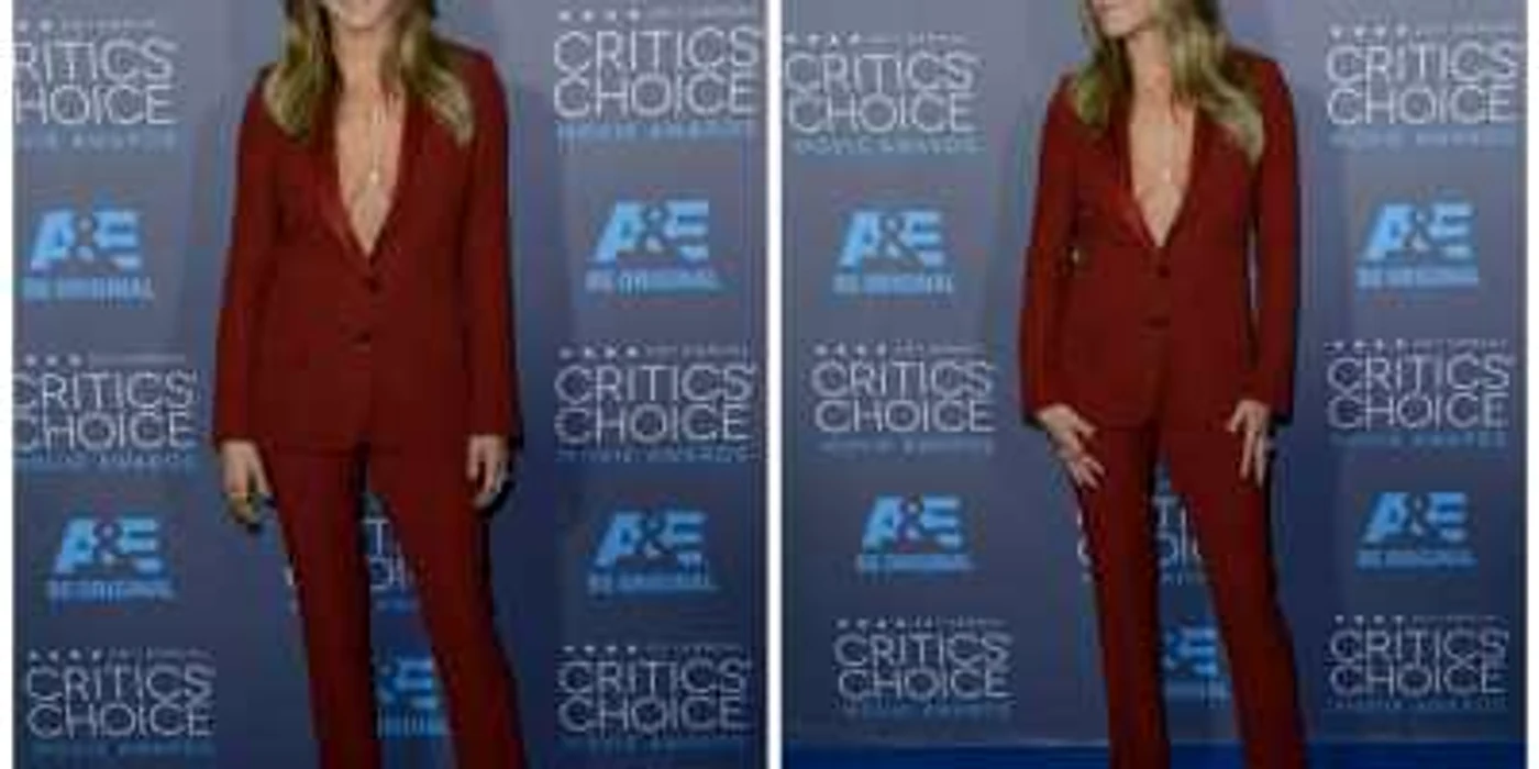 Actriţa Jennifer Aniston în costum FOTO HEPTA