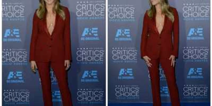 Actriţa Jennifer Aniston în costum FOTO HEPTA