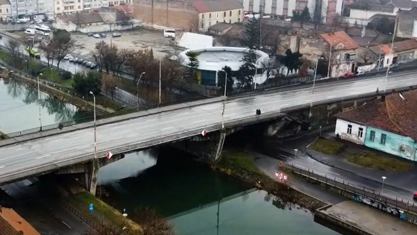 Podul din Timișoara Foto: observatornews
