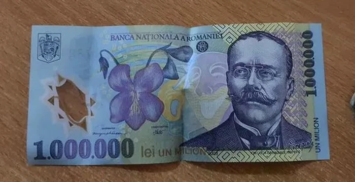 Cu cât se vinde o bancnotă de 1 milion din 2003 în 2024 / foto: Olx