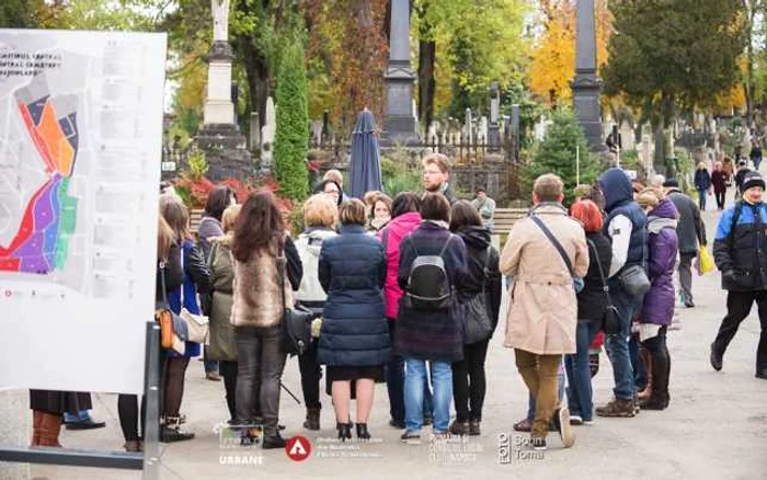 Imagine din Cimitirul Central din Cluj FOTO Facebook/Scena Urbană
