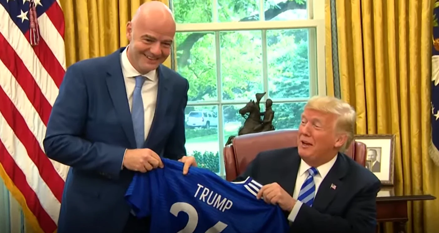 Gianni Infantino și Donald Trump  Foto/Captură Youtube @voiceofamerica