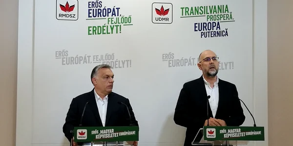 orban viktor kelemen hunor. foto remus florescu