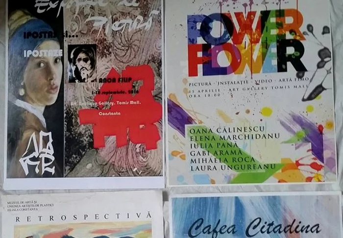 Geta Deleanu aduce în faţa publicului colecţia sa de afişe FOTO FB Geta Deleanu
