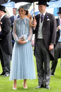Kate Middleton și Prințul William, la Royal Ascot, în 2019