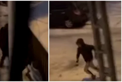 Un bărbat în vârstă de 73 de ani a fost bătut cu bestialitate de trei adolescenți în Oradea FOTO captura video