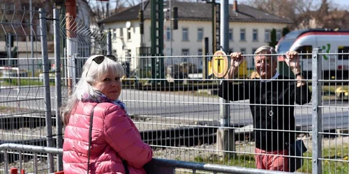 Natascha Dematteis şi Micha Roth s-au întâlnit la graniţa Kreuzlingen-Konstanz FOTO Noele Illien