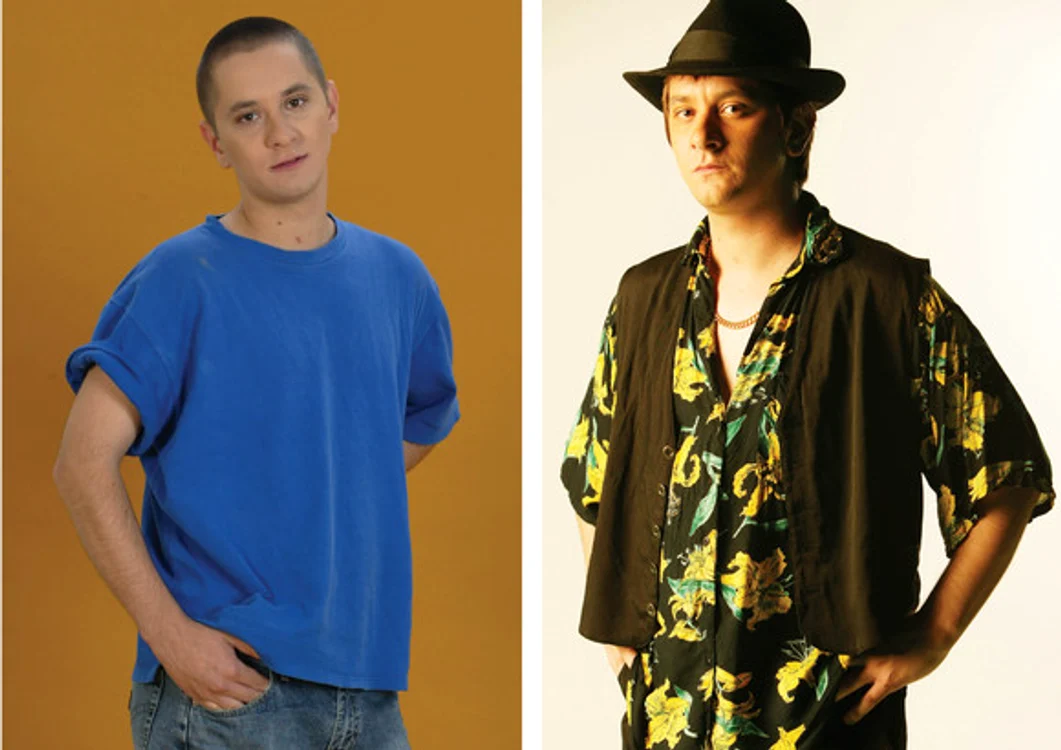 In stânga, în "Numai iubirea" (2004) şi în dreapta, "Inimă de ţigan" (2007)