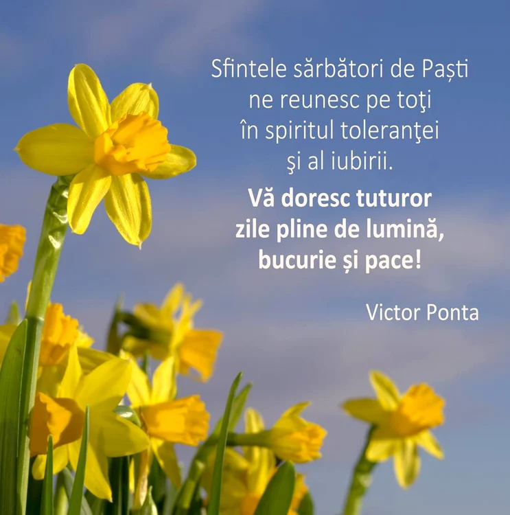 Mesajul lui Victor Ponta