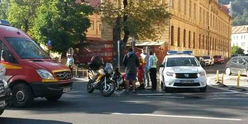 motociclist accidentat brasov