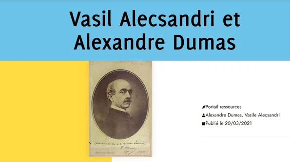 Poetul Vasile Alecsandri, omagiat în cadrul Festivalului Résonances din Franța jpeg