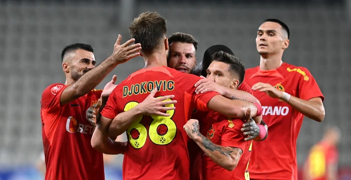 Damjan Djokovici a salvat calficarea FCSB în Conference League. Foto Facebook