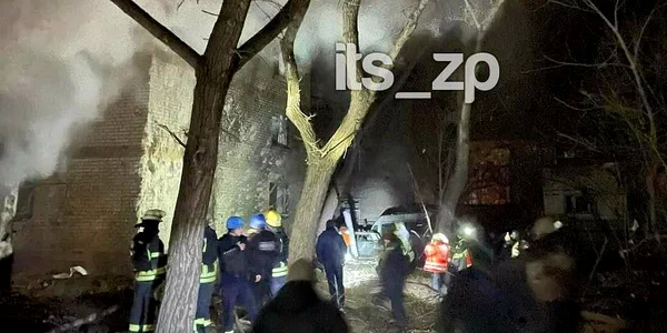 ataca rus zaporojie 16 ian Foto via Twitter / nexta