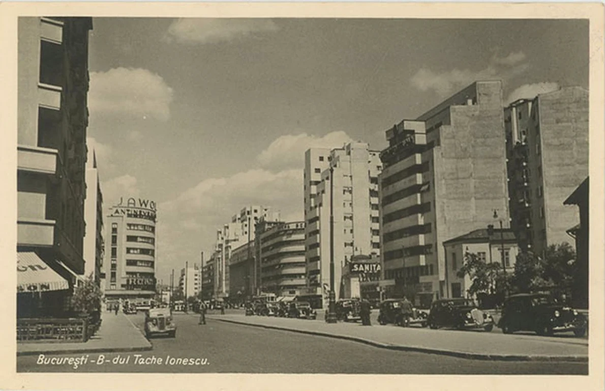 Bulevardul Take Ionescu din București (în prezent bulevardul Magheru), în perioada interbelică (© iMAGO Romaniae)
