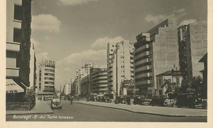 Bulevardul Take Ionescu din București (în prezent bulevardul Magheru), în perioada interbelică (© iMAGO Romaniae)