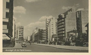 Bulevardul Take Ionescu din București (în prezent bulevardul Magheru), în perioada interbelică (© iMAGO Romaniae)