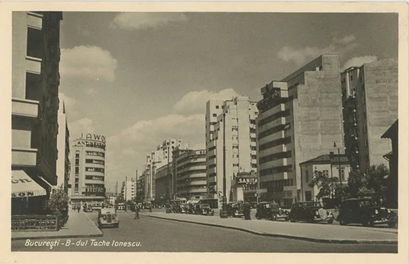 Bulevardul Take Ionescu din București (în prezent bulevardul Magheru), în perioada interbelică (© iMAGO Romaniae)