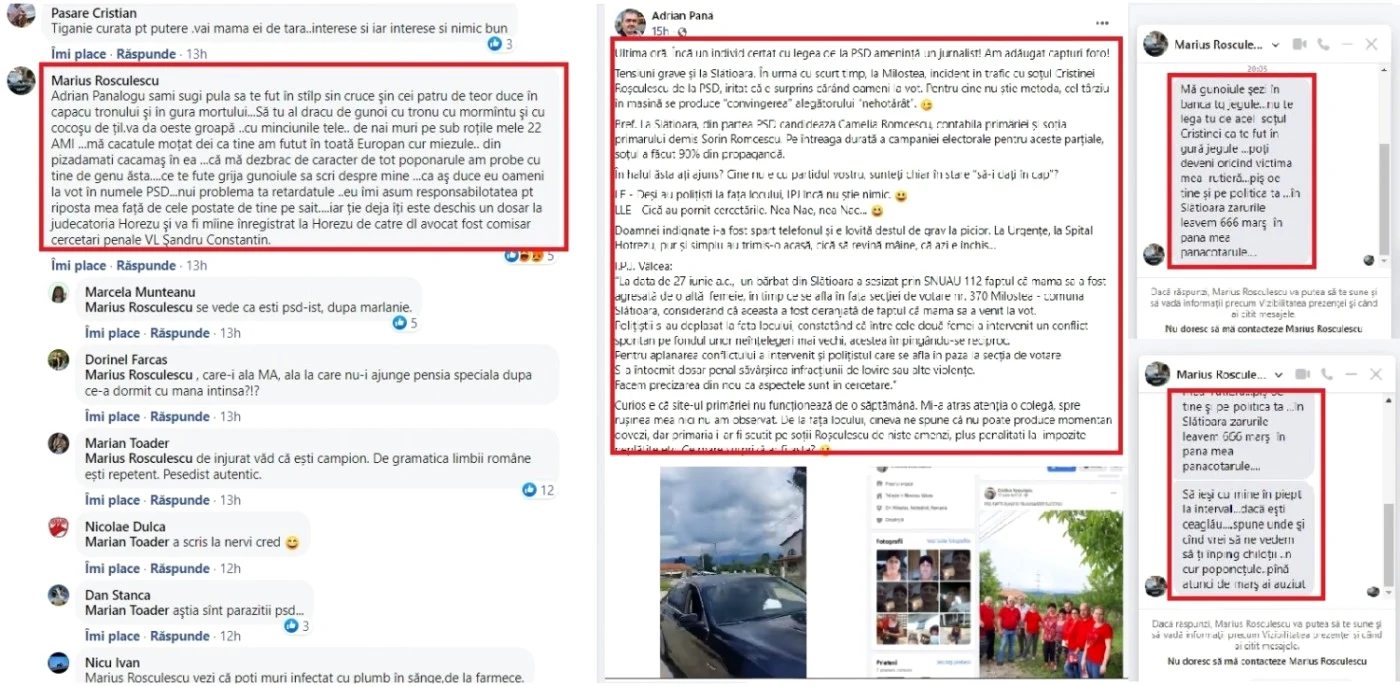 Ameninţări cu moartea la adresa unui jurnalist din Vâlcea în urma unui incident la alegerile parţiale din Slătioara Foto capturi video