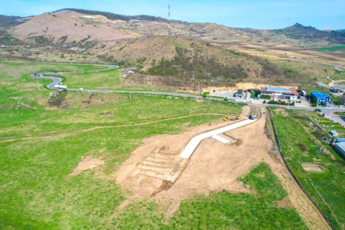 Zona în care va fi construit heliportul. Foto: ziarulunirea.ro