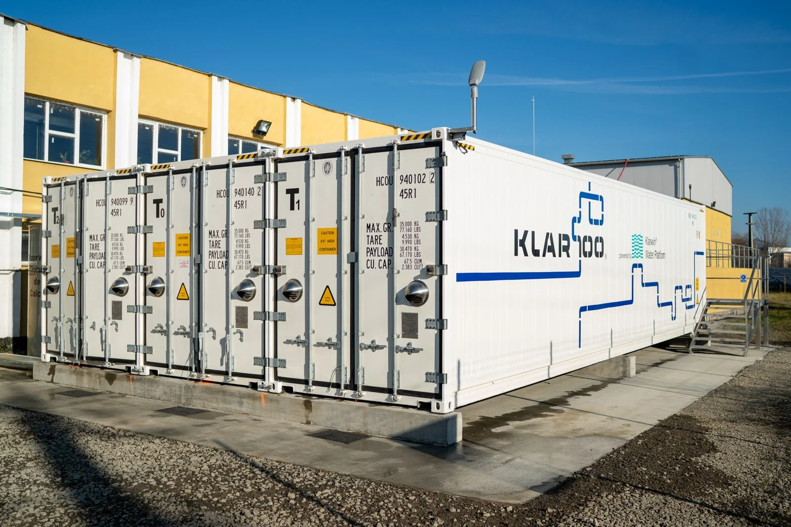 Stație de desalinizare a apei, complet automatizată, pusă în funcțiune la Târnăveni