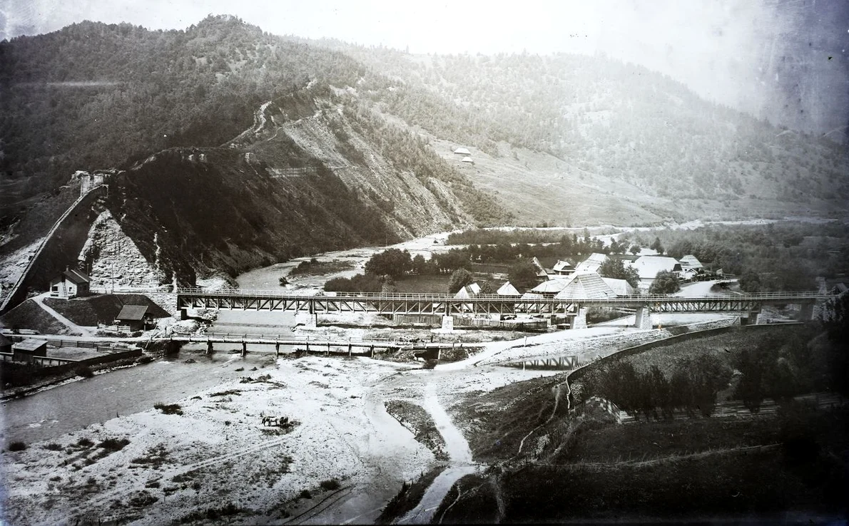 Cale ferată din Transilvania (© Fortepan / Magyar Földrajzi Múzeum)