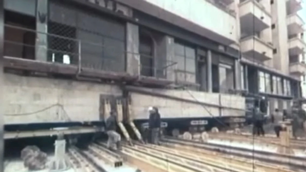 Un proiect ambițios în Bucureștiul anului 1983: mutarea unui bloc întreg, cu tot cu locatari / VIDEO jpeg