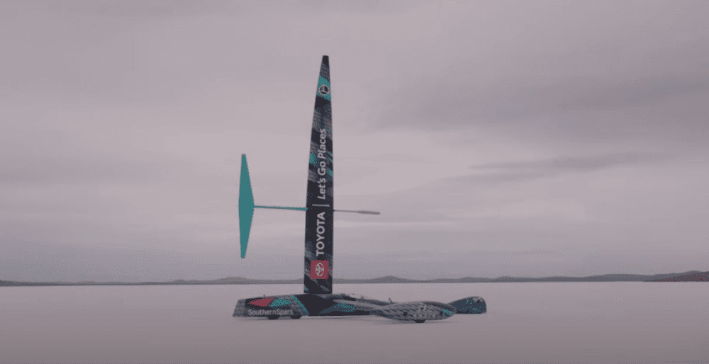 Un vehicul neozeelandez care utilizează energia eoliană a stabilit un nou record mondial de viteză VIDEO