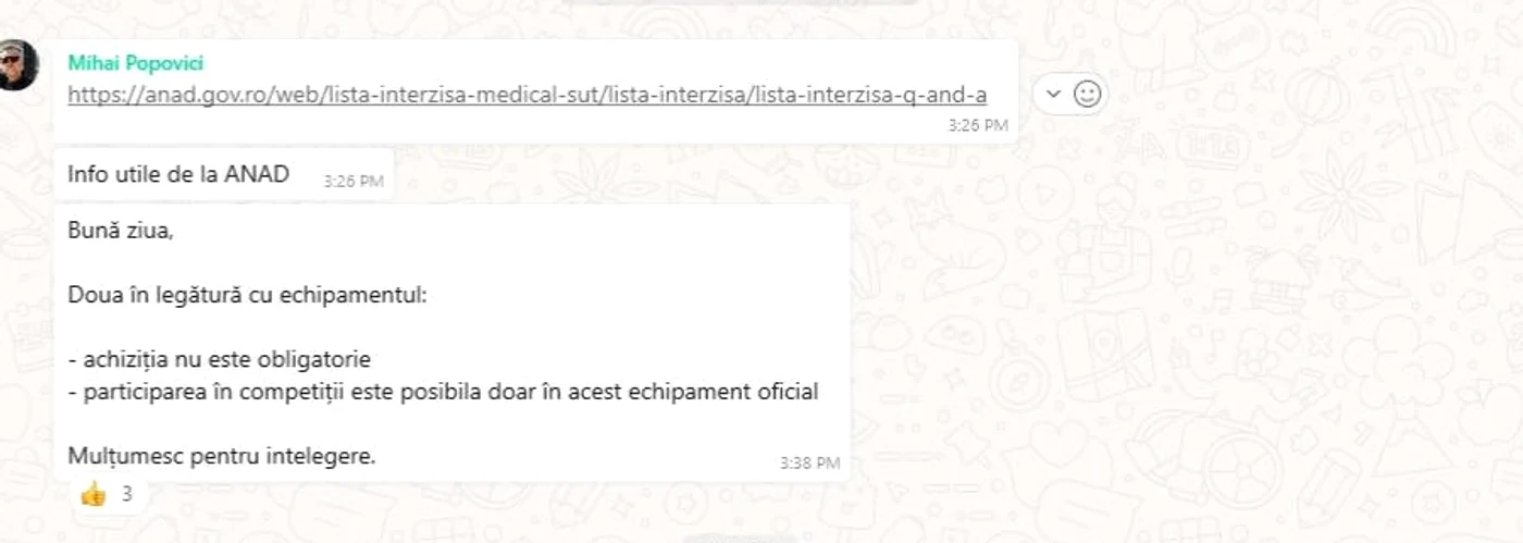 Mesajul managerului pentru părinți