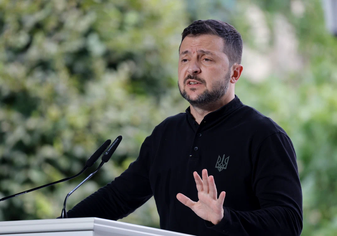 Volodmir Zelesnki la al patrulea summit al Platformei Crimeea FOTO EPA-EFE