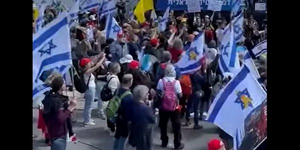 proteste in israel Middle East Monitor png