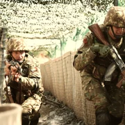 Soldati romani exercitiu nato Ministerul Apararii Nationale, Romania jpg