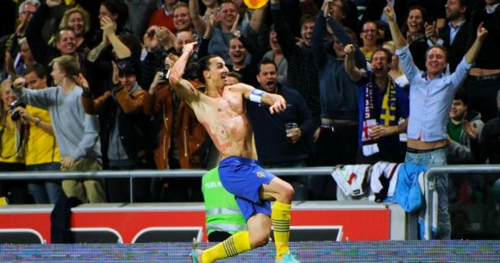 Zlatan Ibrahimovici, atacant Suedia şi PSG FOTO: RETUERS