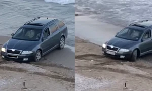 blocat in nisip captura video jpg