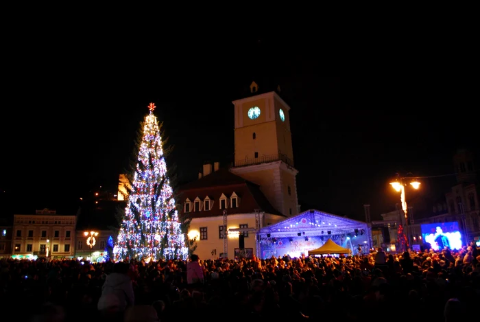 Jandarmii vor fi prezenţi în Piaţa Sfatului Foto: arhivă ADS