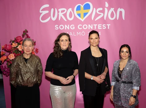 Prințesa Victoria a Suediei la Eurovision 2024