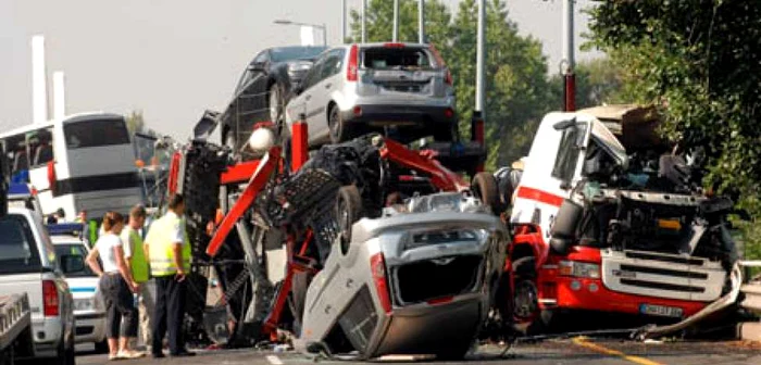 Accidente produse de şoferii români în Ungaria