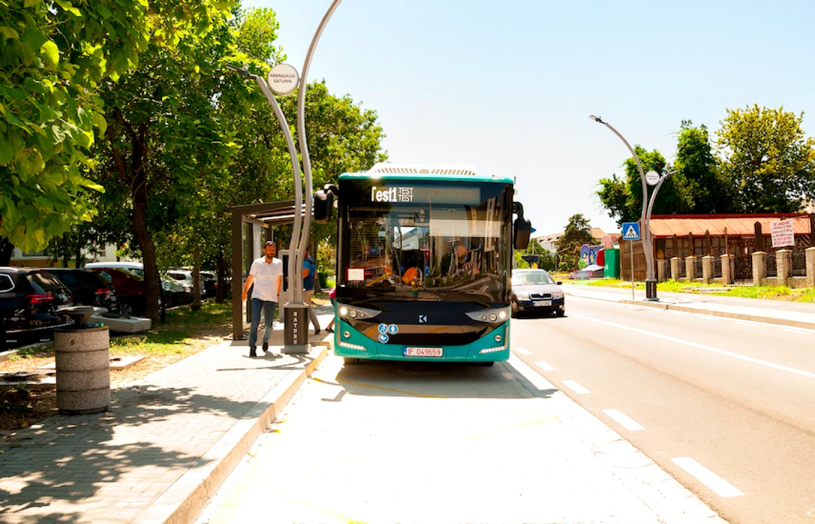 Autobuze electrice la Mangalia - premieră în judeţul Constanţa Sursa Primăria Mangalia