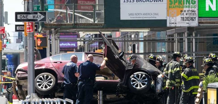 O maşină a intrat în mulţime în Times Square / FOTO Guliver / GettyImages / Drew Angerer / 18 mai 2017