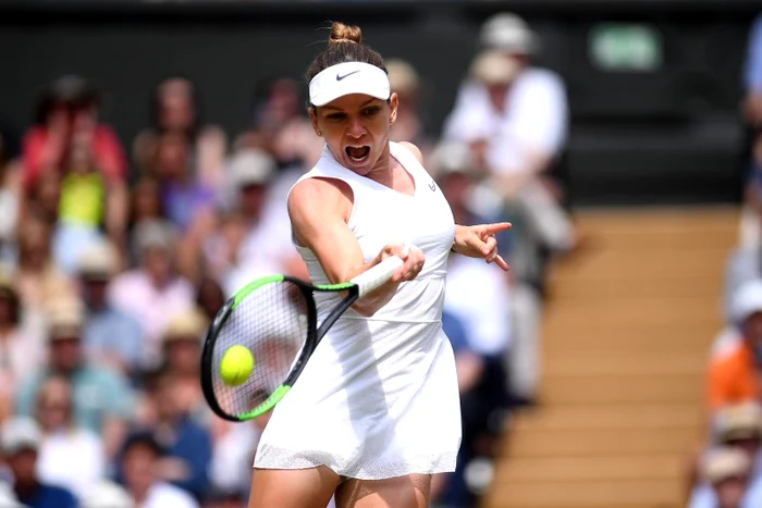 
    Simona Halep a reușit să-și controleze emoțiile în decursul finalei cu Serena WilliamsFoto: Guliver / GettyImages  